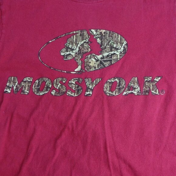 Mossy Oak Red T-Shirt Size Small - Picture 3 of 4